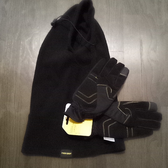 Firm Grip Winter Utility Work Gear Set Hat /Glove Bundle - Picture 4 of 11